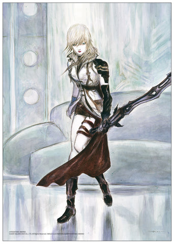 Yoshitaka Amano粉丝俱乐部会员受益A4 Illustration卡（2022年3月，福利插图）